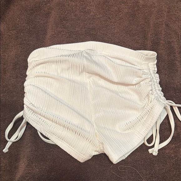 White Ruched Bikini Set - Picture 5 of 5